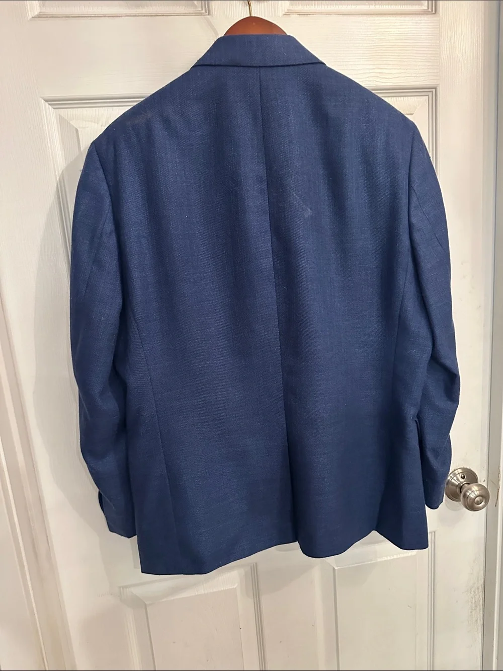 Ralph Lauren Men's Navy Textured Two-Button Sport Coat